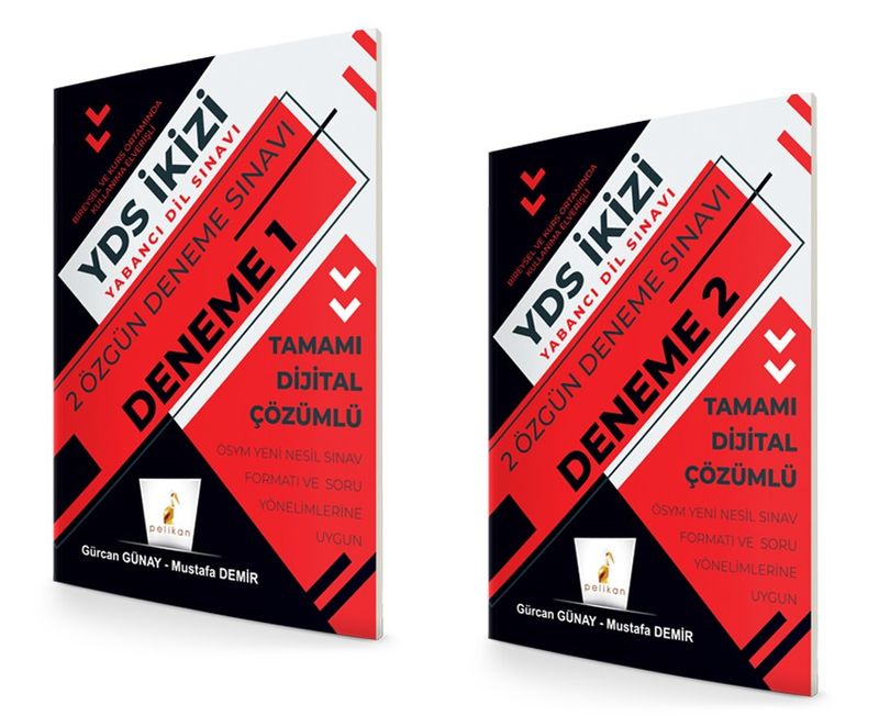 YDS İkizi 2 Özgün Deneme Sınavı Dijital Çözümlü kitap kapağı