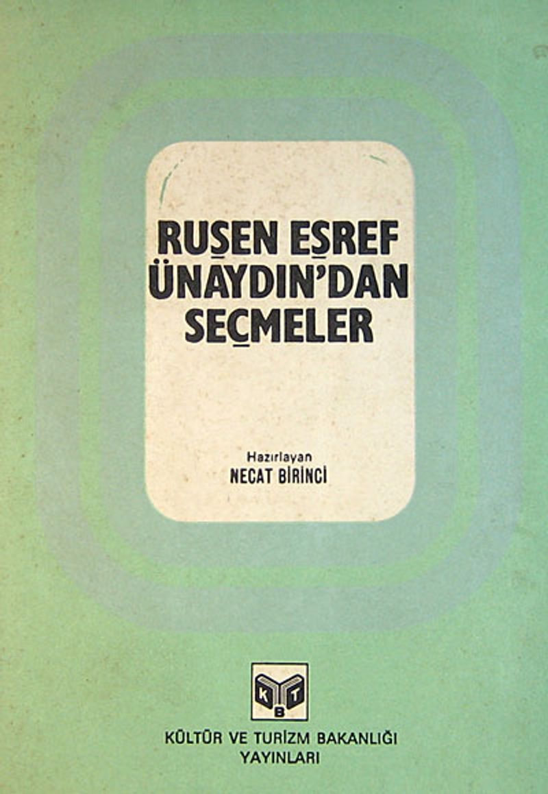 Ruşen Eşref Ünaydın'dan Seçmeler (1-B-29) kitap kapağı