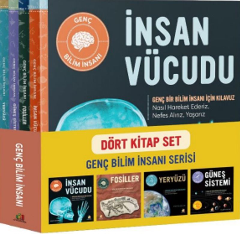Genç Bilim İnsanı Serisi Set (4 Kitap) kitap kapağı