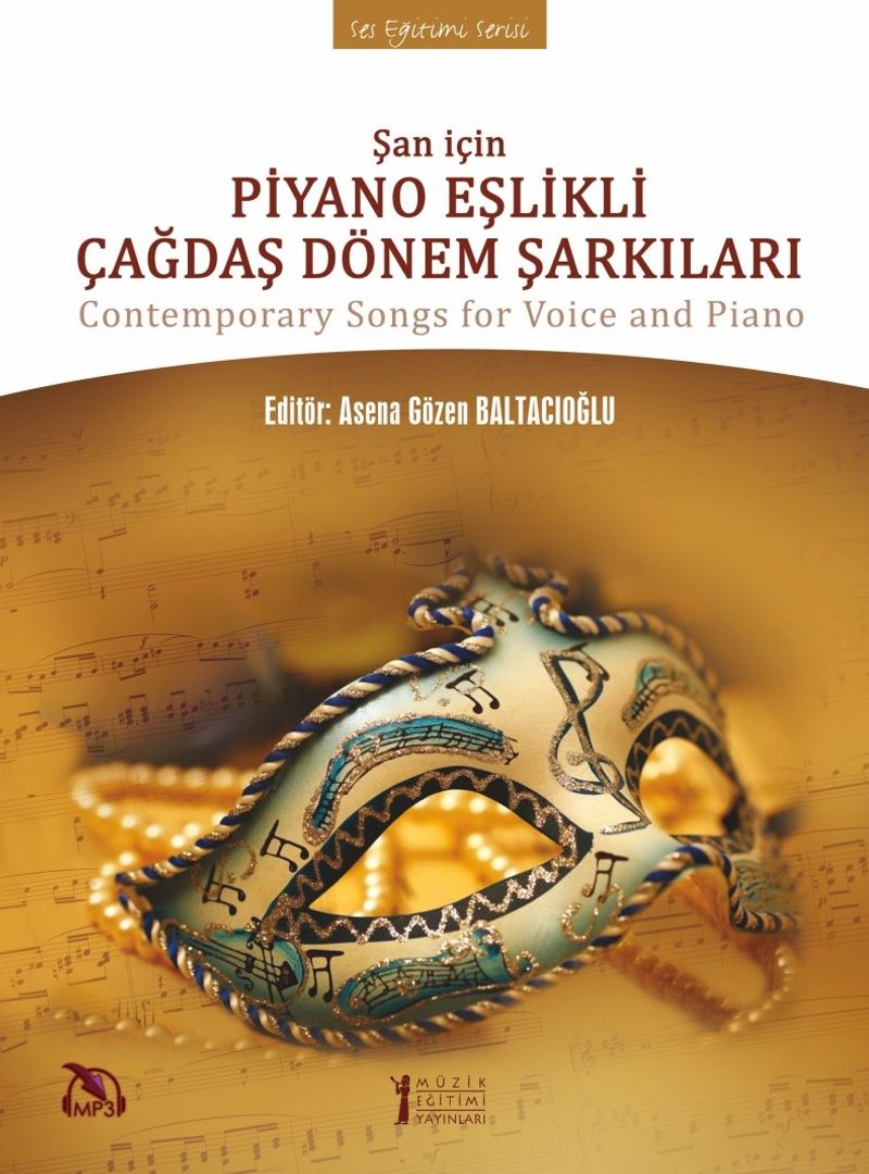 Şan İçin Piyano Eşlikli Çağdaş Dönem Şarkıları Contemporary Songs for Voice and Piano kitap kapağı