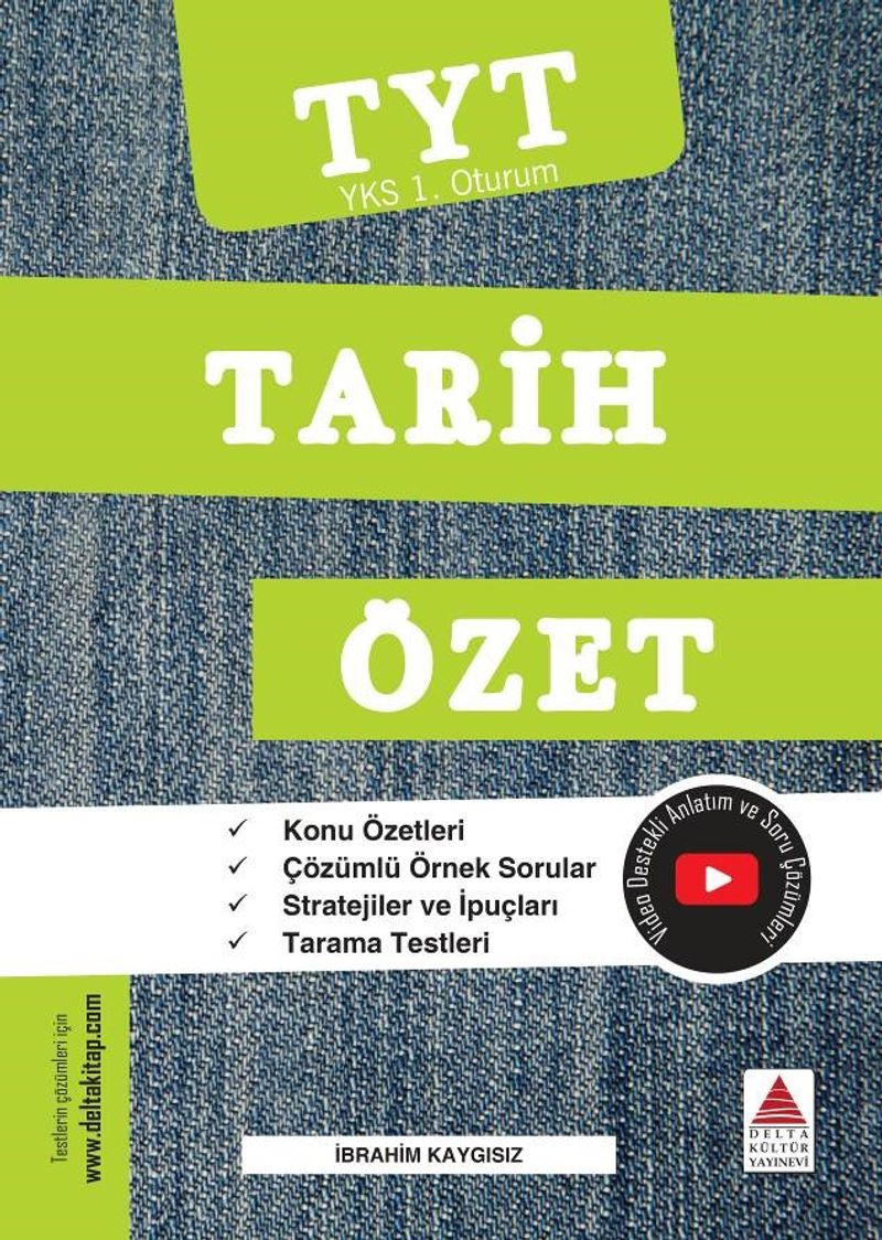 YKS 1. Oturum Tarih Özet kitap kapağı