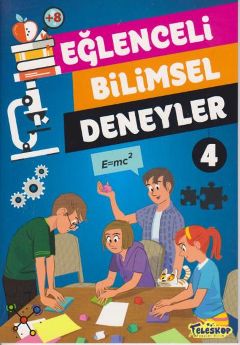 Eğlenceli Bilimsel Deneyler 4 kitap kapağı