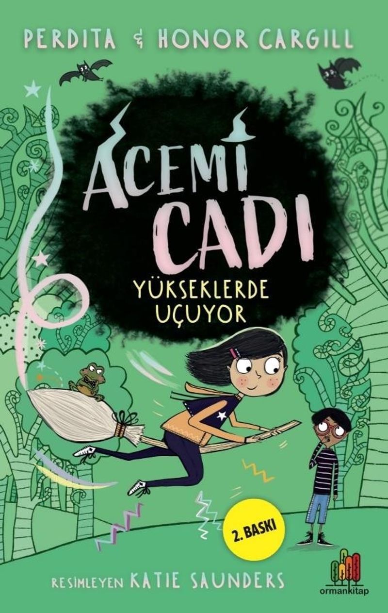 Acemi Cadı:Yükseklerde Uçuyor kitap kapağı