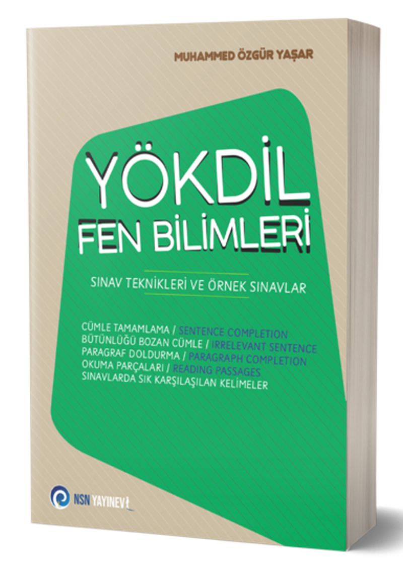 YÖKDİL Fen Bilimleri Sınav Teknikleri ve Örnek Sınavlar kitap kapağı