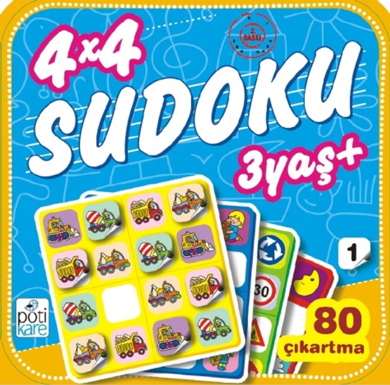 4x4 Sudoku -1 (3 Yaş+) kitap kapağı