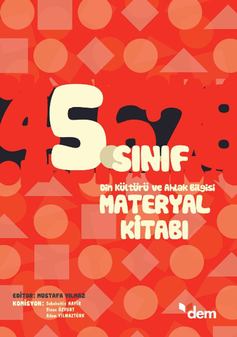 5. Sınıf Din Kültürü ve Ahlak Bilgisi Materyal Kitabı kitap kapağı