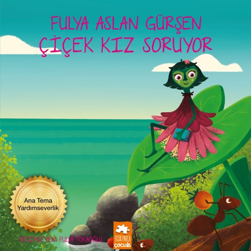 Çiçek Kız Soruyor kitap kapağı