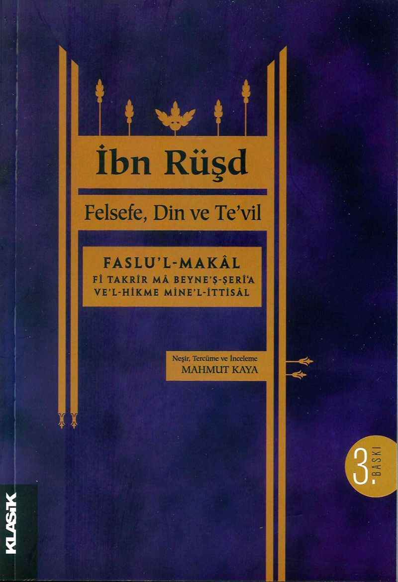 Felsefe, Din ve Te'vil kitap kapağı