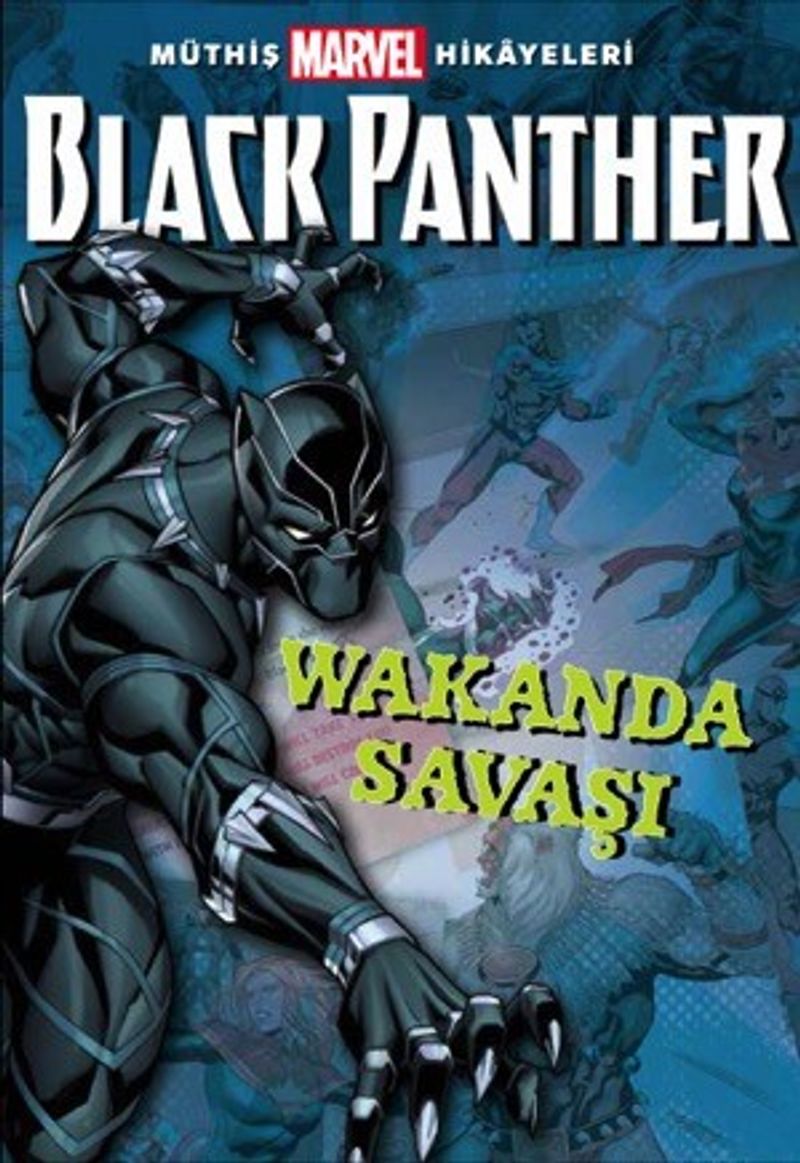 Müthiş Marvel Hikayeleri / Black Panther Wakanda Savaşı kitap kapağı