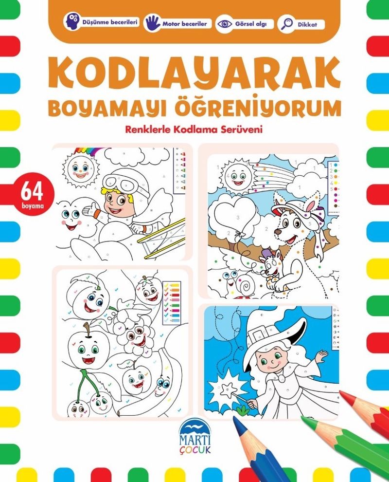 Kodlayarak Boyamayı Öğreniyorum 7 kitap kapağı