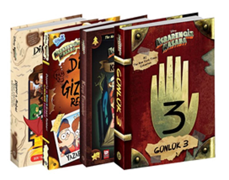 Disney Esrarengiz Kasaba Mega Seti (4 Kitap) kitap kapağı