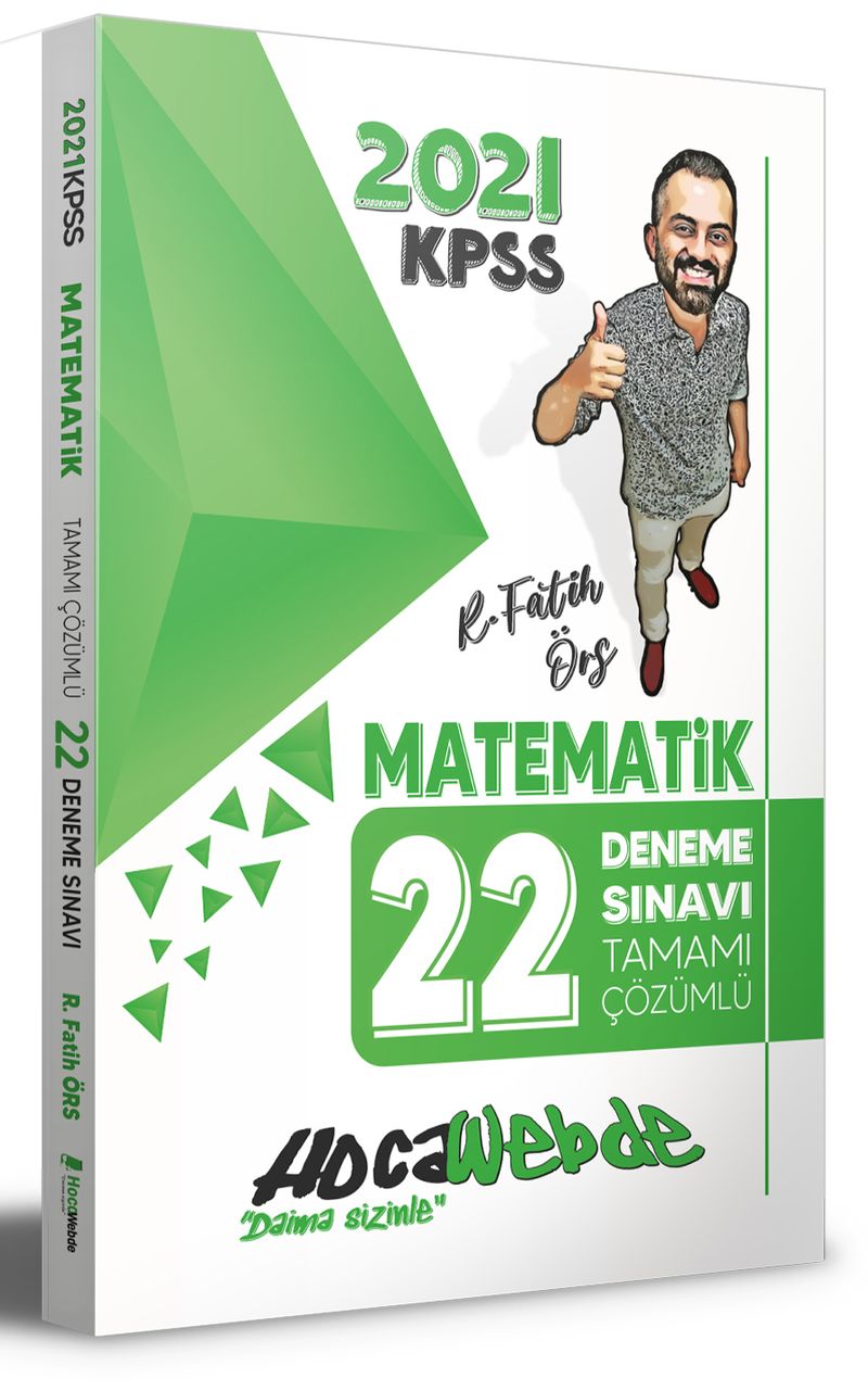2021 KPSS Matematik Tamamı Çözümlü 22 Deneme kitap kapağı