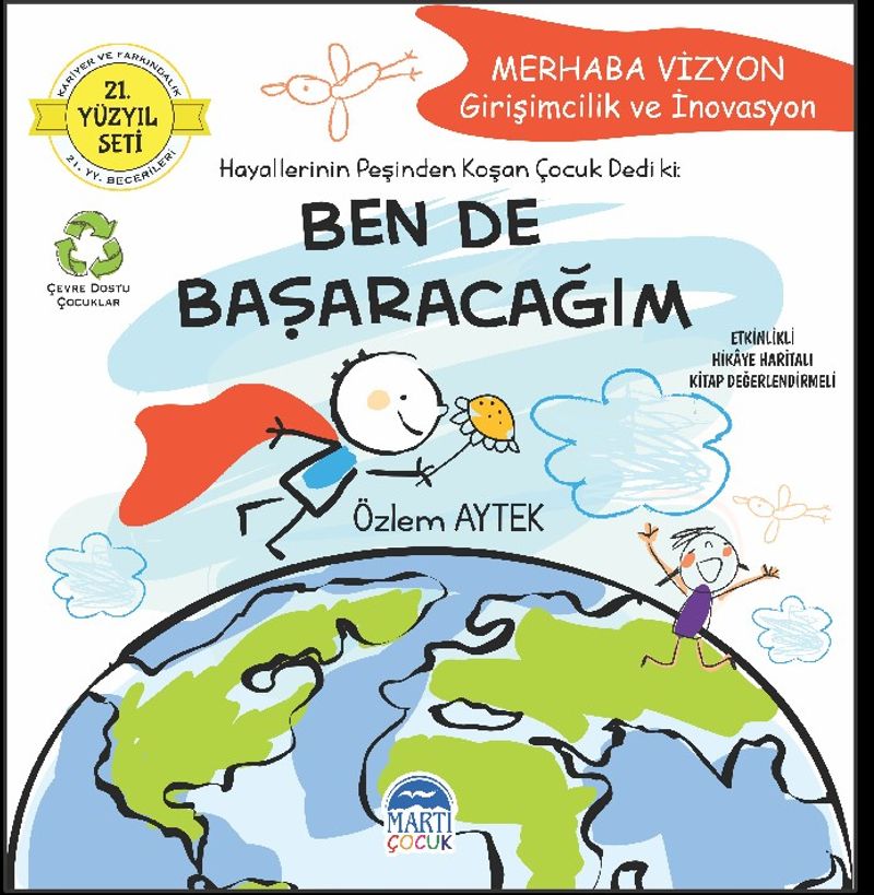 Ben de Başaracağım / Merhaba Vizyon - Girişimcilik ve İnovasyon kitap kapağı