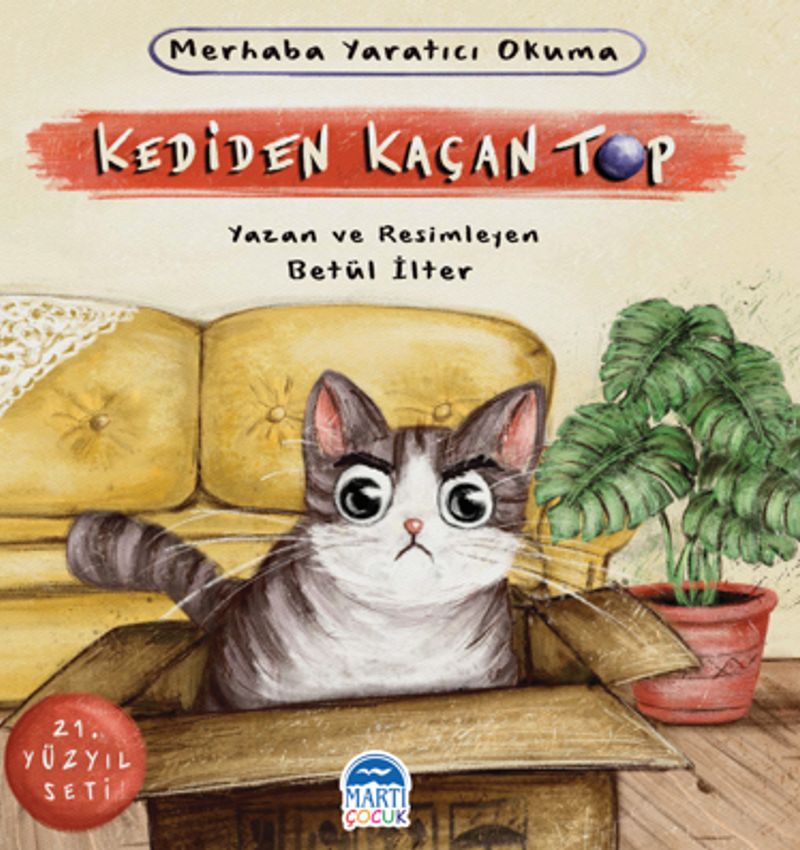Kediden Kaçan Top / Merhaba Yaratıcı Okuma kitap kapağı