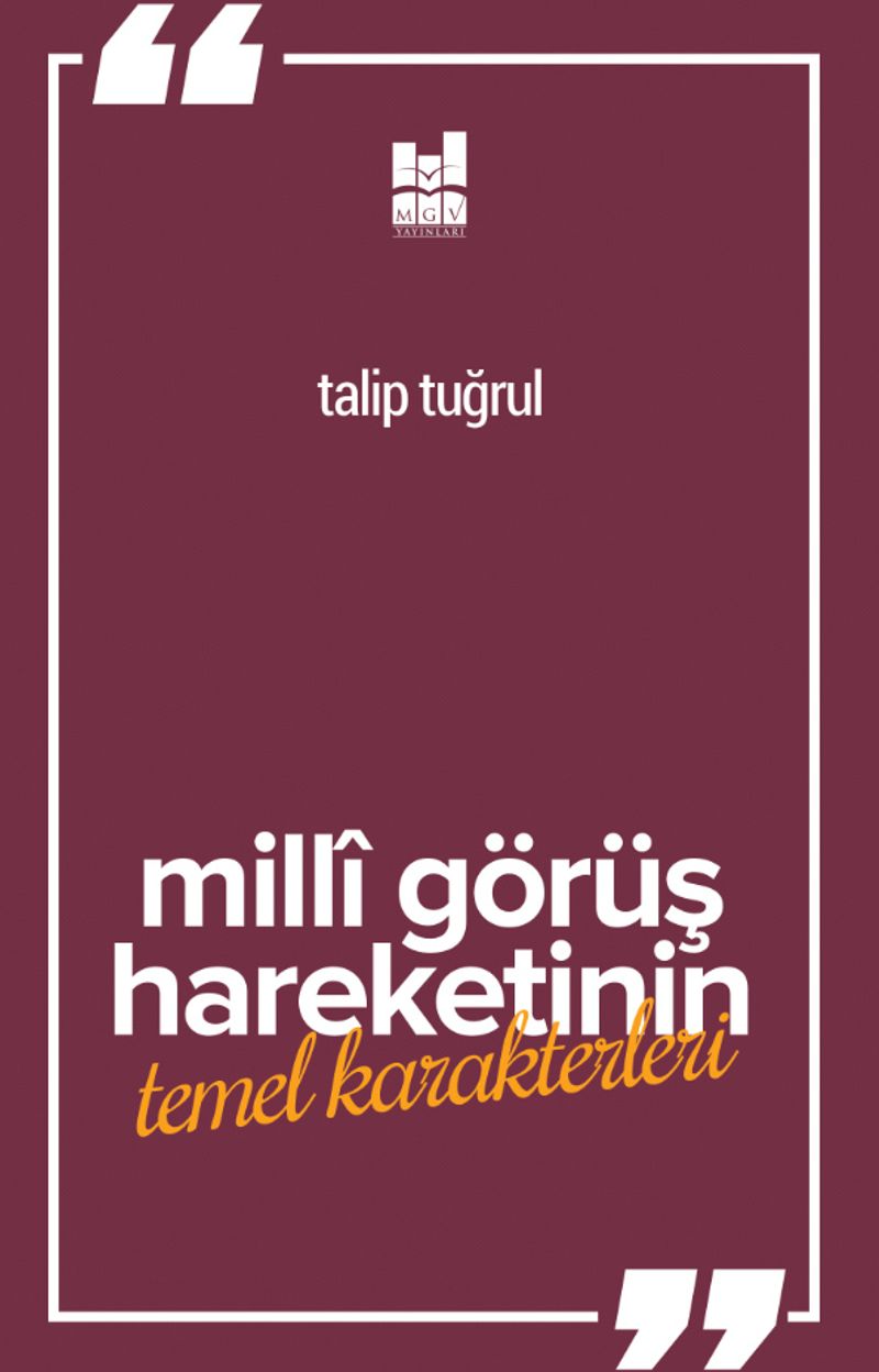 Milli Görüş Hareketi'nin Temel Karakterleri kitap kapağı