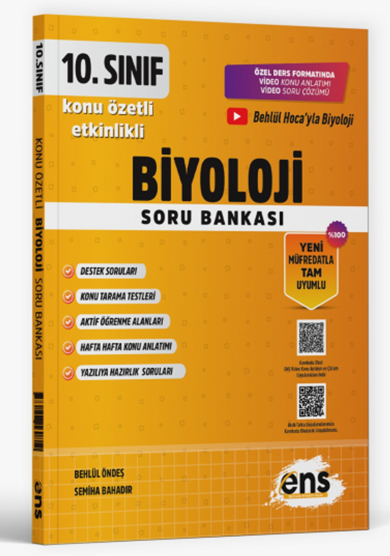 10. Sınıf Biyoloji Etkinlikli Soru Bankası kitap kapağı