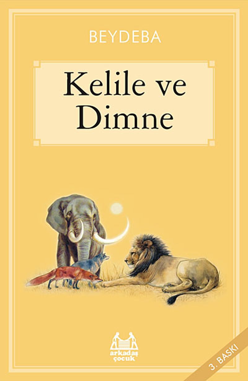 Kelile ve Dimne kitap kapağı