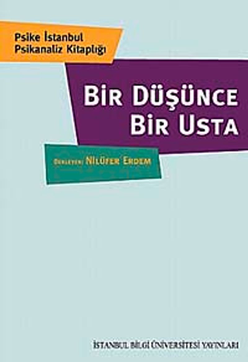 Bir Düşünce Bir Usta kitap kapağı
