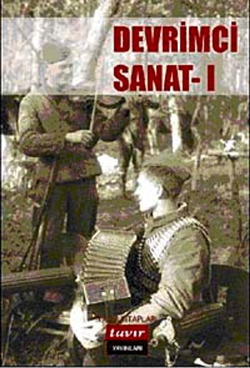 Devrimci Sanat-1 kitap kapağı