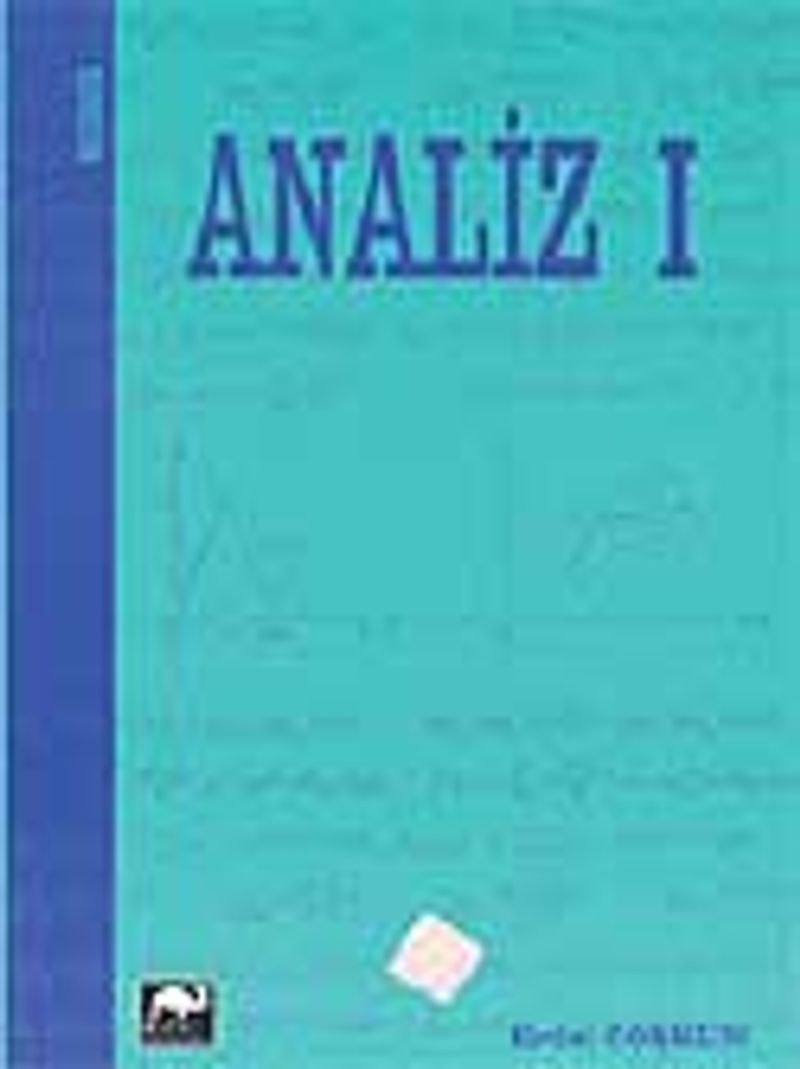 Analiz I kitap kapağı