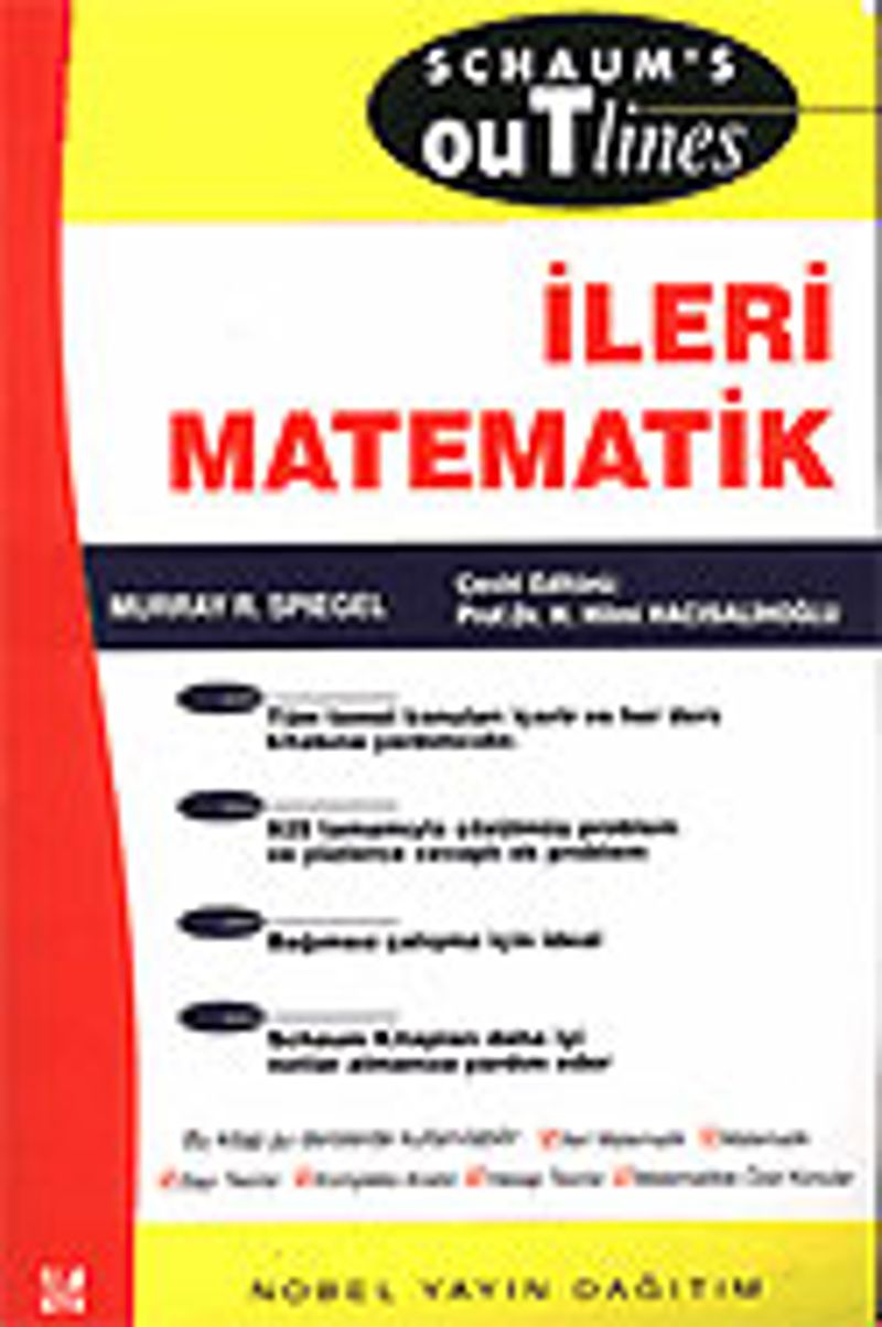 İleri Matematik/Schaum's Outlines kitap kapağı