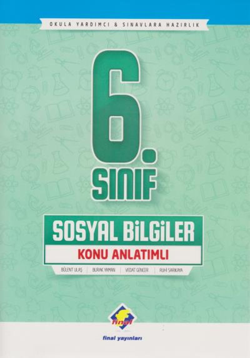 6. Sınıf Sosyal Bilgiler Konu Anlatımlı kitap kapağı