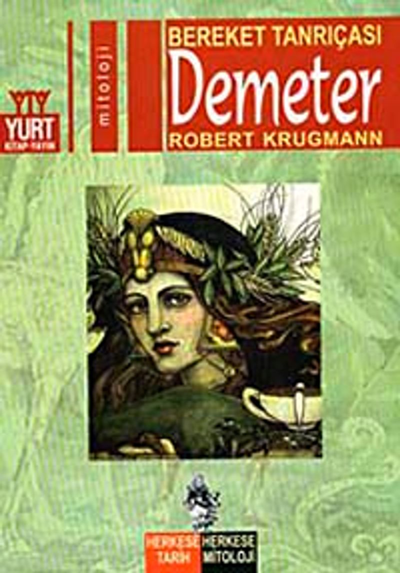 Demeter Bereket tanrıçası kitap kapağı