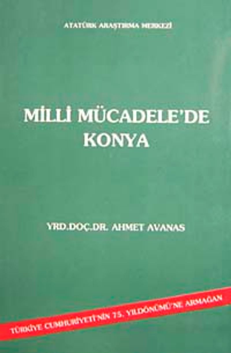 Milli Mücadele'de Konya kitap kapağı