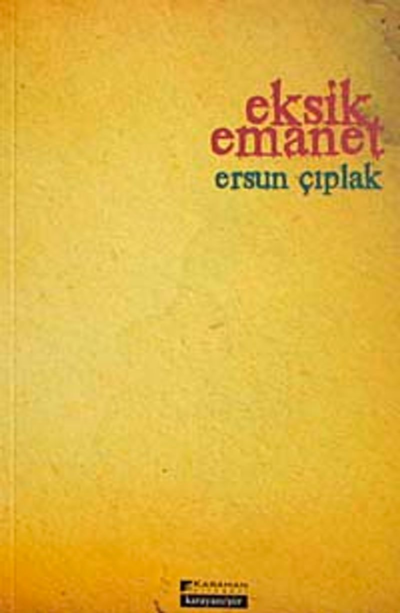 Eksik Emanet kitap kapağı