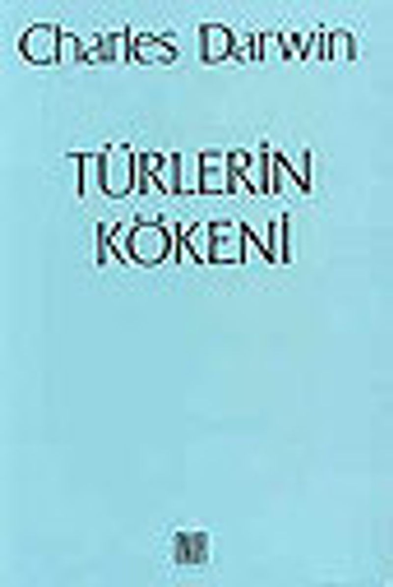 Türlerin Kökeni kitap kapağı