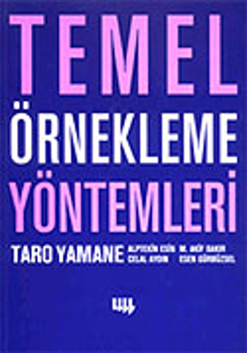 Temel Örnekleme Yöntemleri kitap kapağı