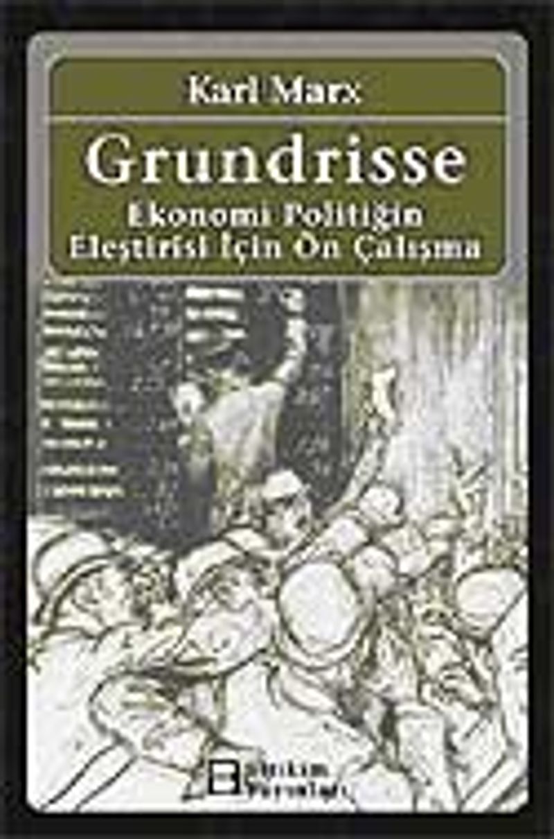 Grundrisse Ekonomi Politiğin Eleştirisi İçin Ön Çalışma kitap kapağı