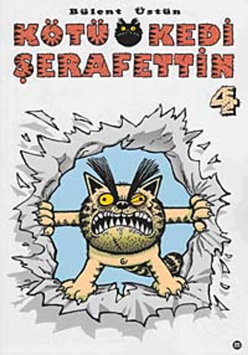 Kötü Kedi Şerafettin 4 kitap kapağı