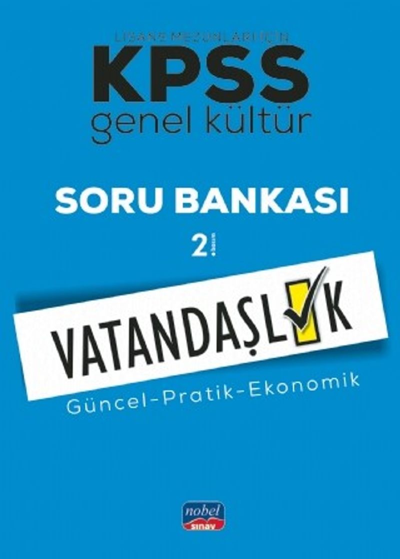 KPSS Genel Yetenek Genel Kültür Vatandaşlık kitap kapağı