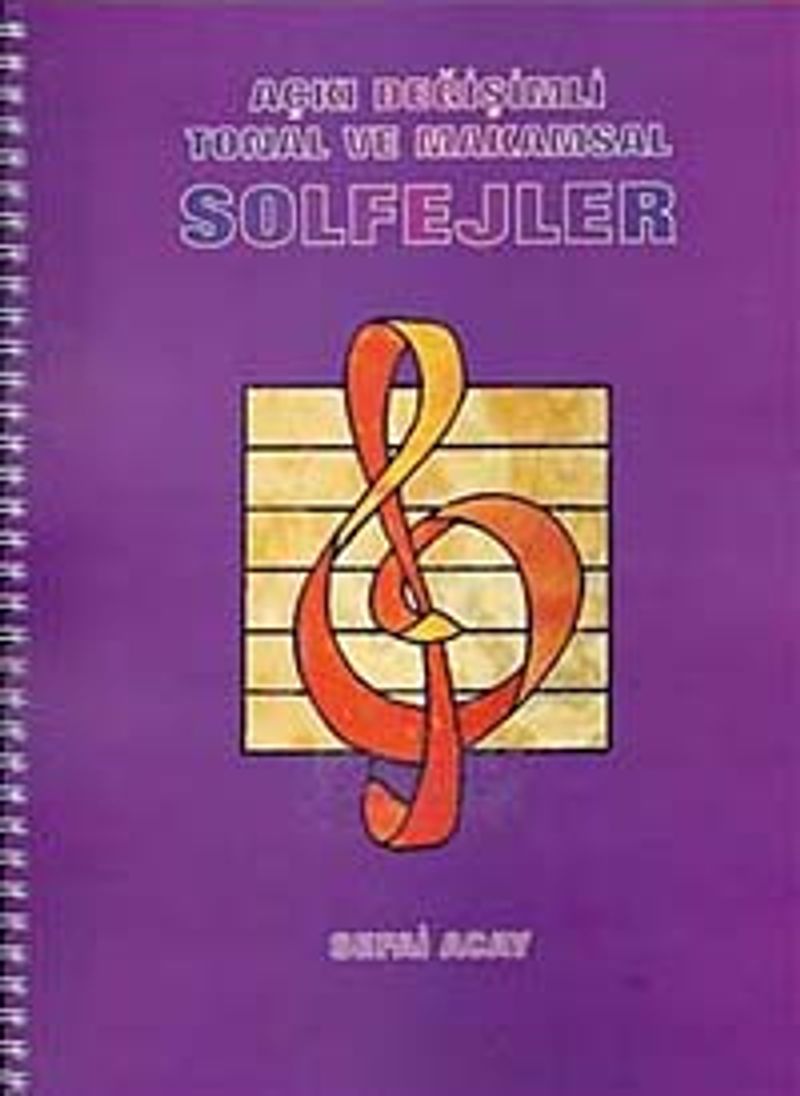 Açkı Değişimli Tonal ve Makamsal Solfejler kitap kapağı