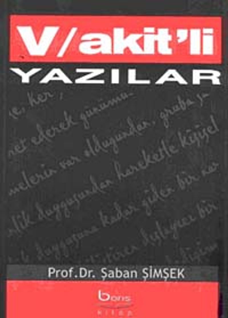 Vakit'li Yazılar kitap kapağı