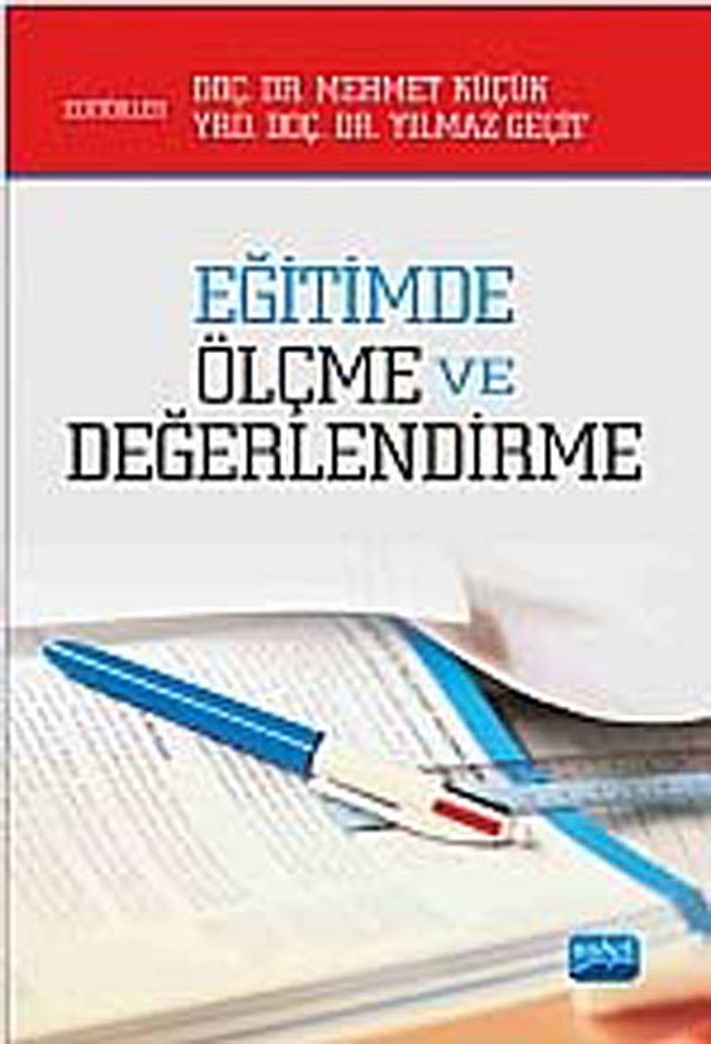 Eğitimde Ölçme ve Değerlendirme (Mehmet Küçük-Yılmaz Geçit) kitap kapağı