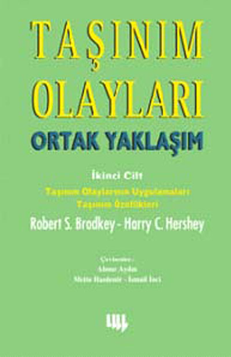 Taşınım Olayları Ortak Yaklaşım 2. Cilt kitap kapağı