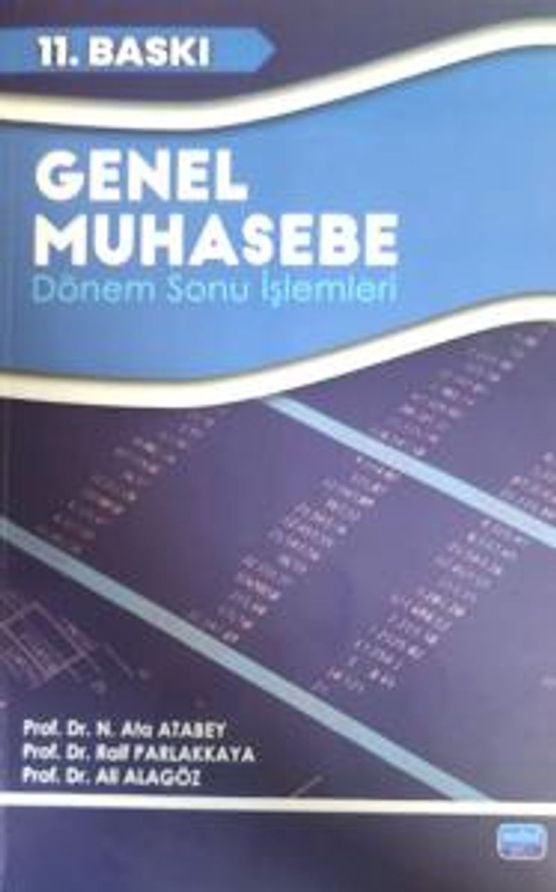 Genel Muhasebe Dönem Sonu İşlemleri kitap kapağı