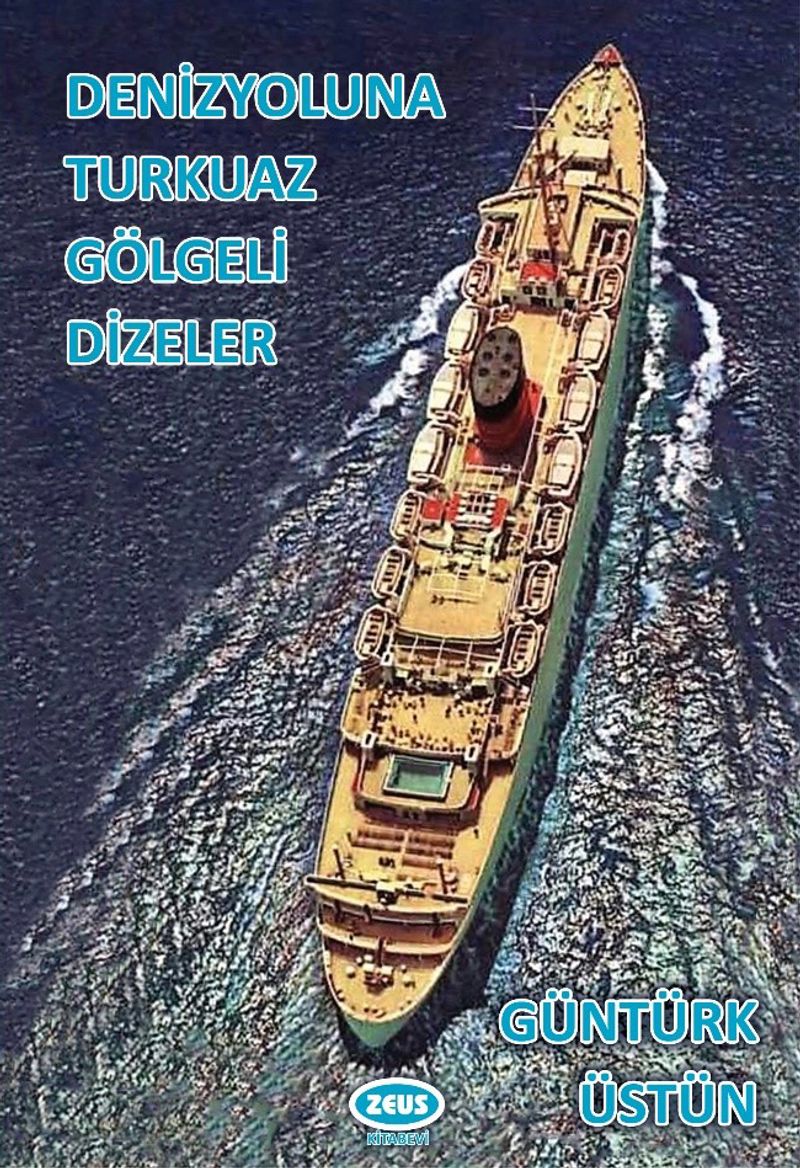 Denizyoluna Turkuaz Gölgeli Dizeler kitap kapağı