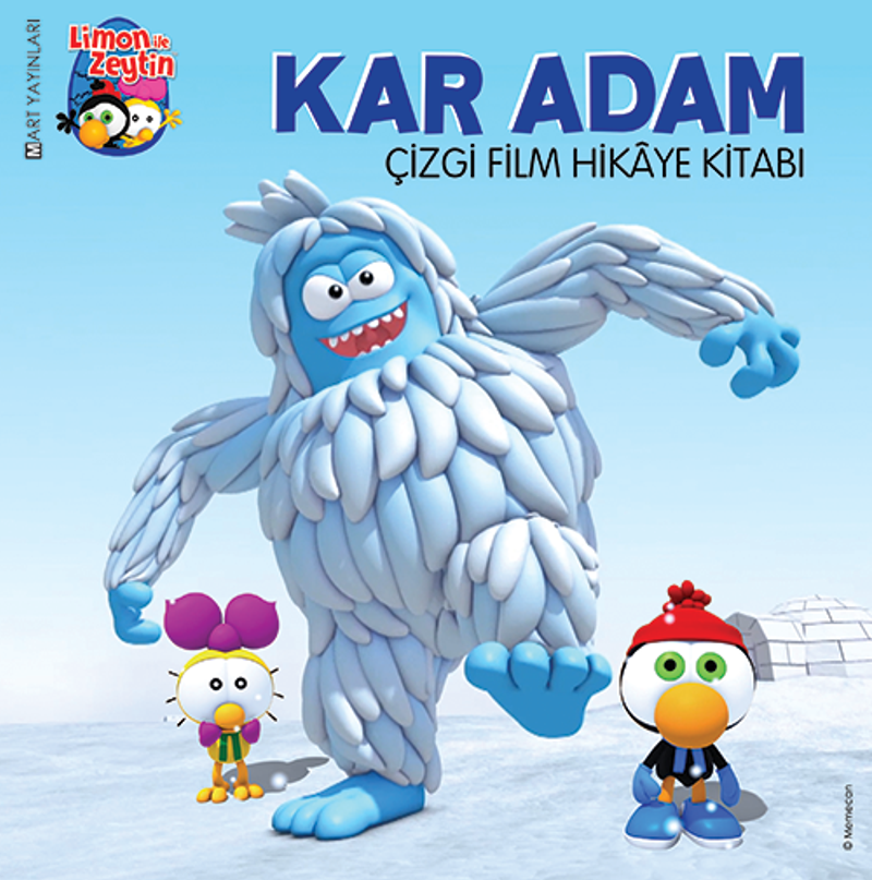 Kar Adam / Çizgi Film Hikaye Kitabı kitap kapağı