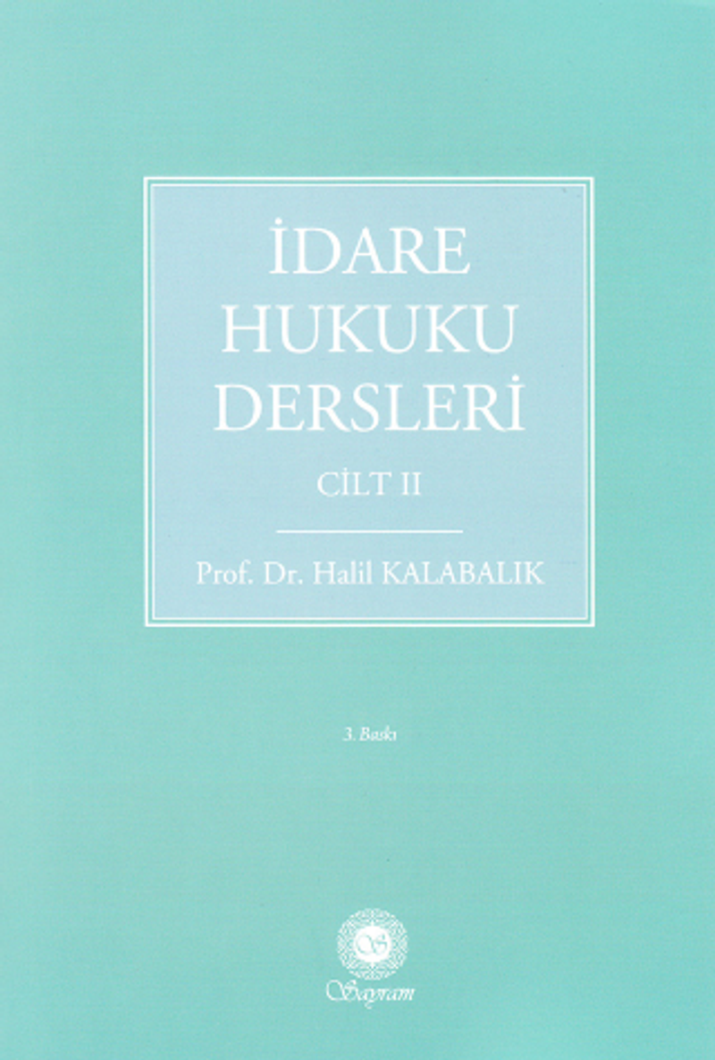 İdare Hukuku Dersleri Cilt 2 kitap kapağı