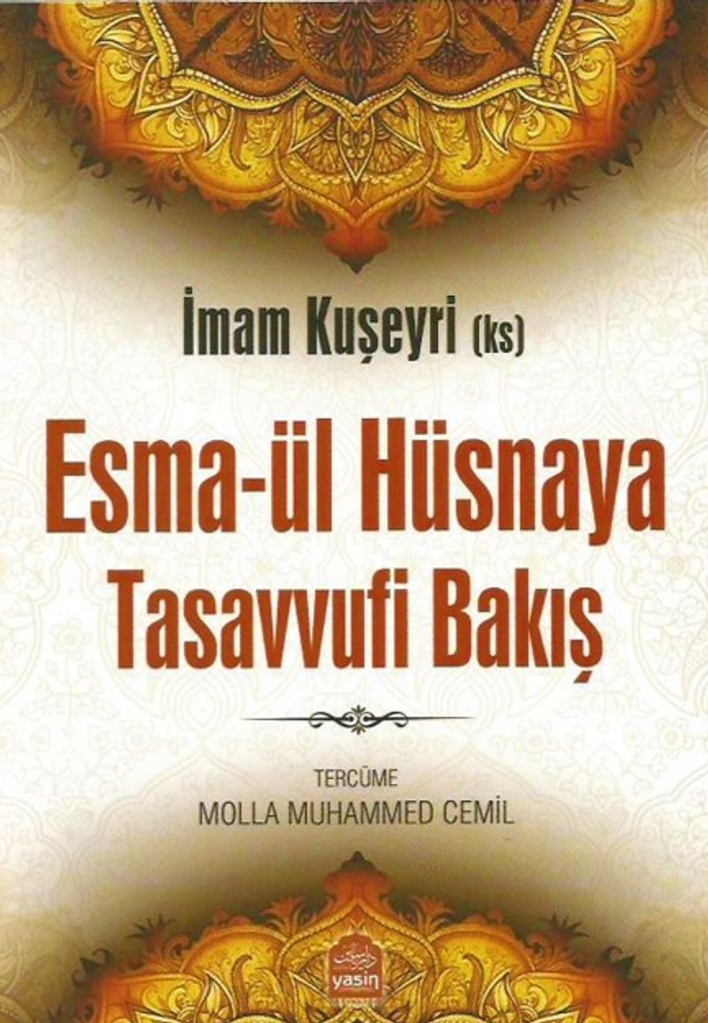 Esmaül Hüsnaya Tasavvufi Bakış kitap kapağı