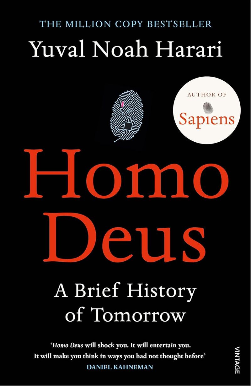 Homo Deus: A Brief History of Tomorrow kitap kapağı