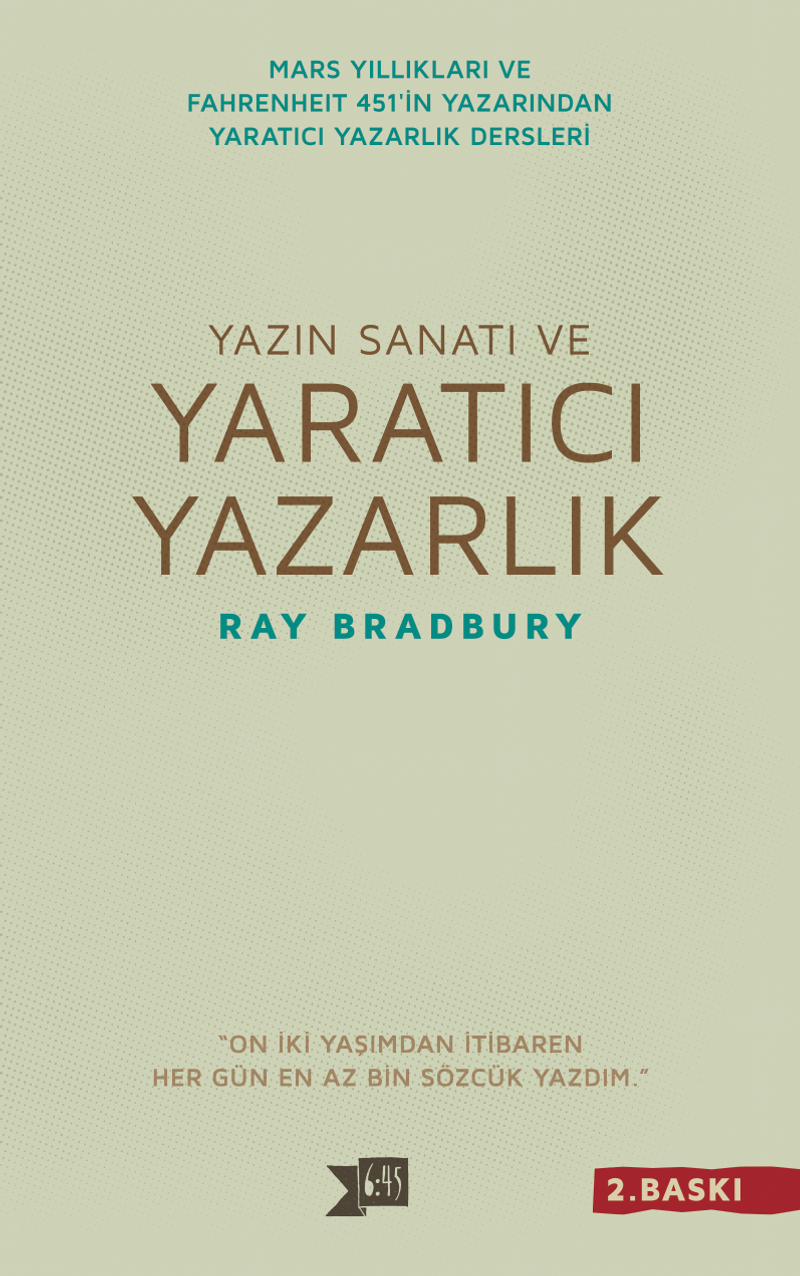 Yazın Sanatı ve Yaratıcı Yazarlık kitap kapağı