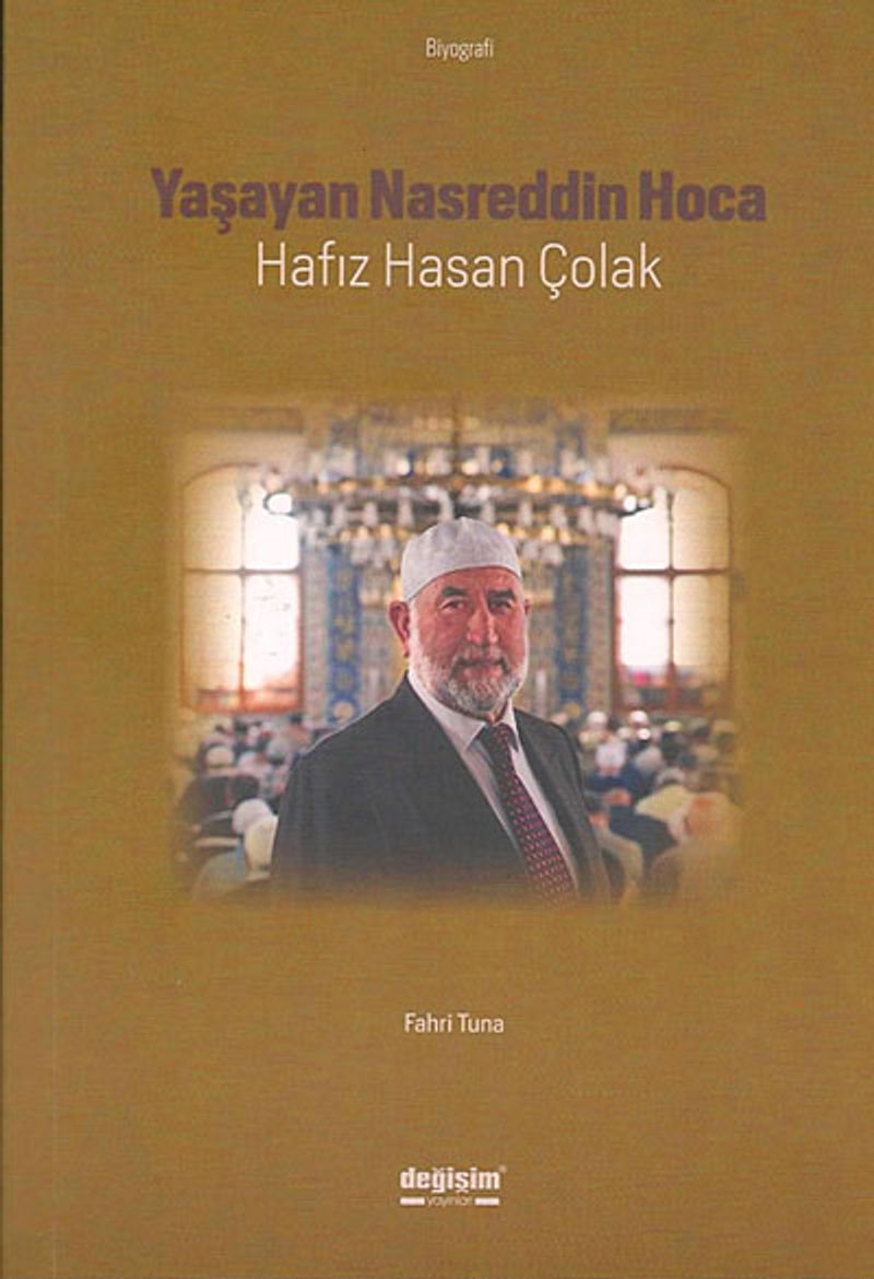 Yaşayan Nasreddin Hoca Hafız Hasan Çolak kitap kapağı