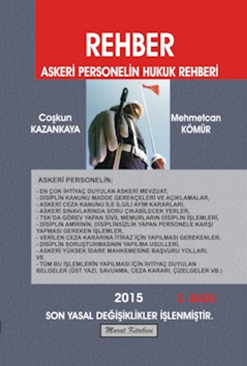 Rehber Askeri Personelin Hukuk Rehberi kitap kapağı