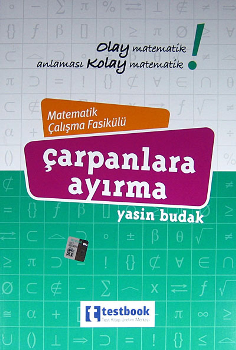 Matematik Çalışma Fasikülü Çarpanlara Ayırma kitap kapağı
