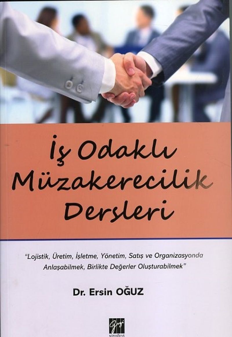 İş Odaklı Müzakerecilik Dersleri kitap kapağı