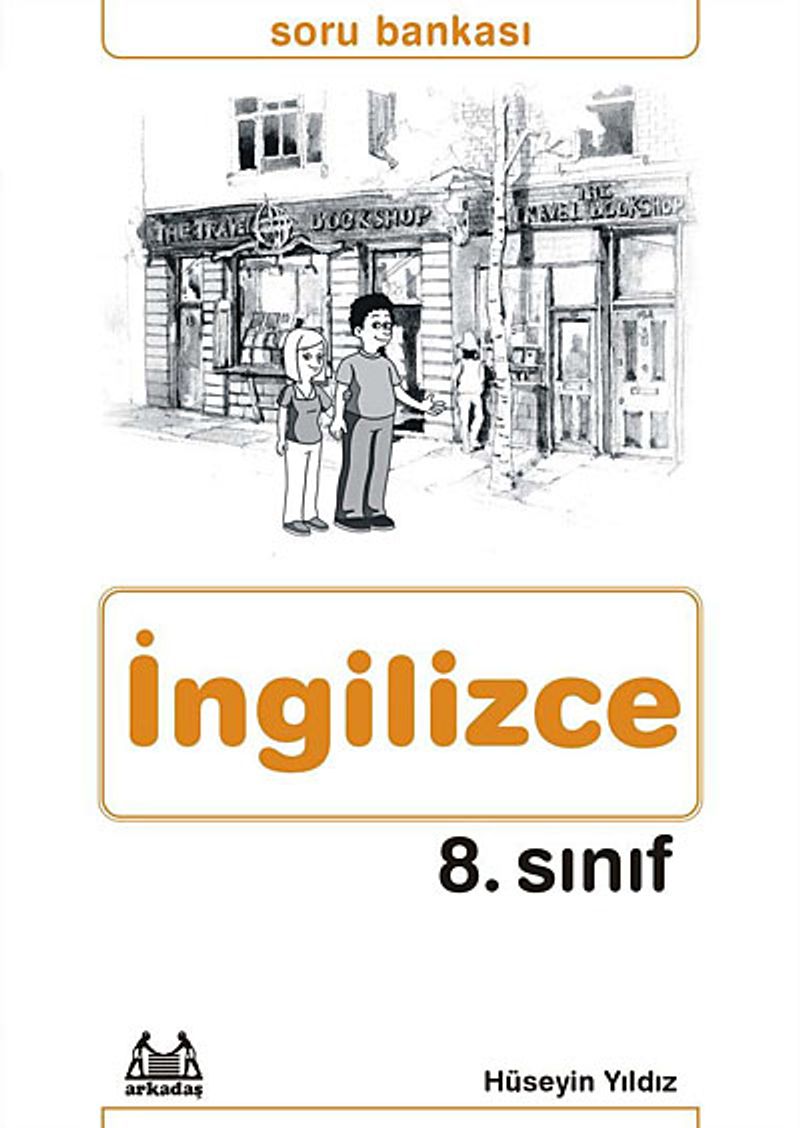 8. Sınıf İngilizce Soru Bankası kitap kapağı